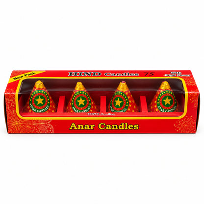 Anar Firecracker Wax Candle Set | Festive Decorative Wax Light