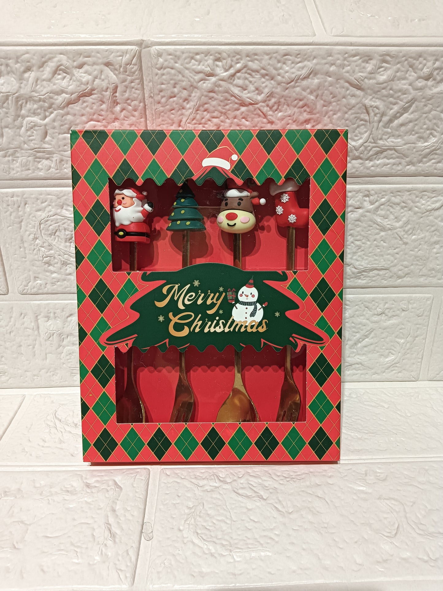 Christmas  Fork And Spoon Combo