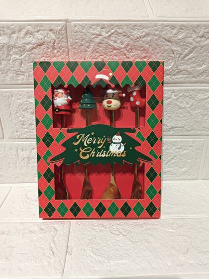 Christmas  Fork And Spoon Combo
