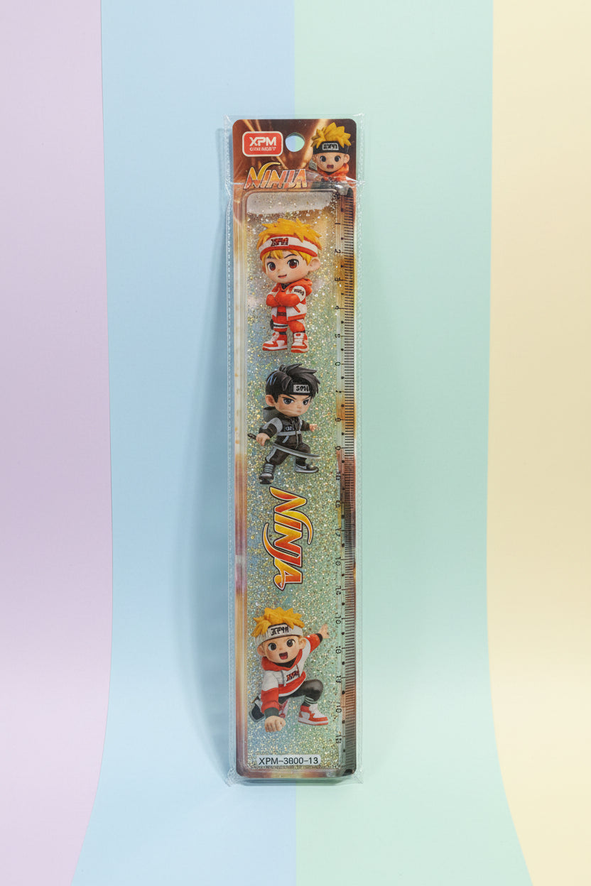 Naruto Glitter Water Ruler | Aesthetic Floating Sparkle Liquid Ruler