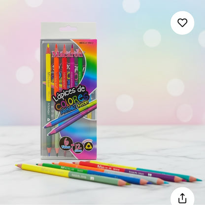 Neon Metalic Colour Pencil