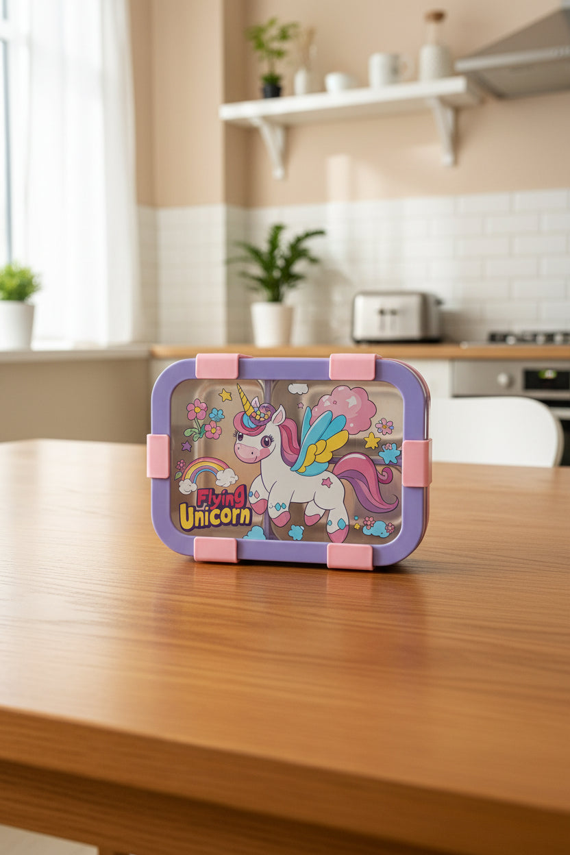 Kids Lunch Boxes (Circular Compartment)