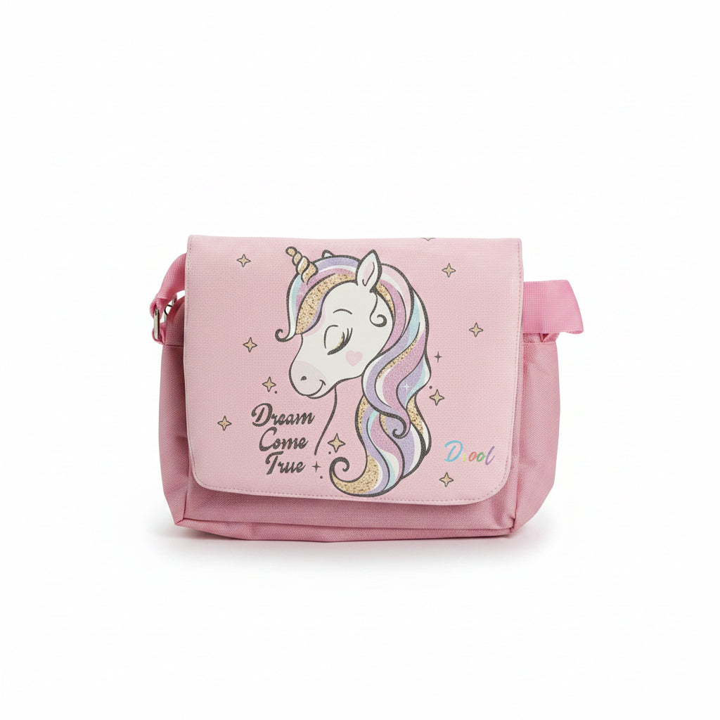 Sling Bag | Cute Kids Sling Bag | Unicorn & Mermaid Crossbody Bag for Girls