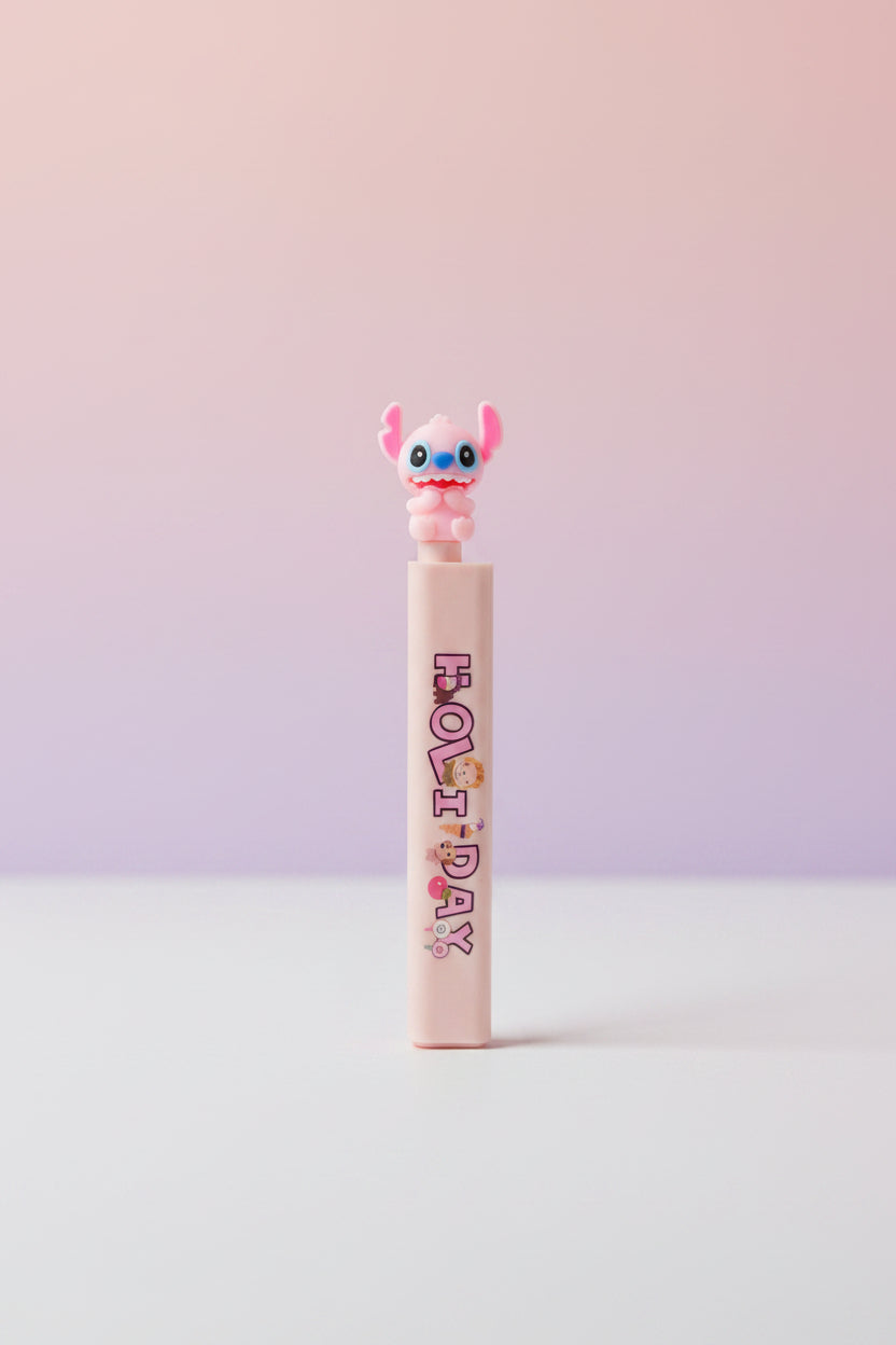 Stitch 2-in-1 Cartoon Character Ruler Pen | Sliding Mini Ruler