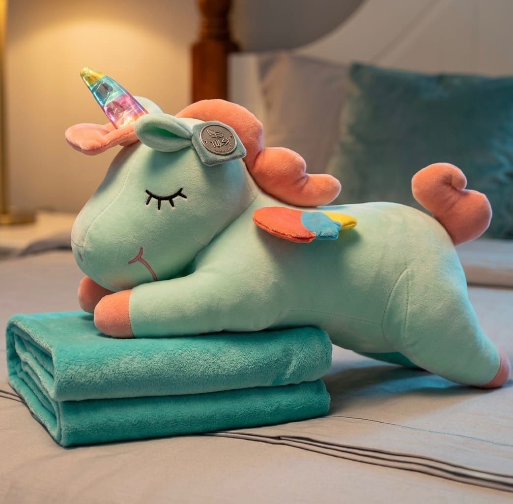 Unicorn Soft Toy Blanket
