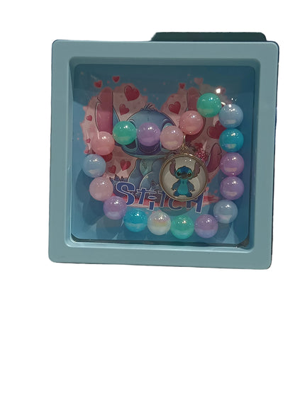 Stitch Charm Bracelet | Cute Character Jewelry Accessory