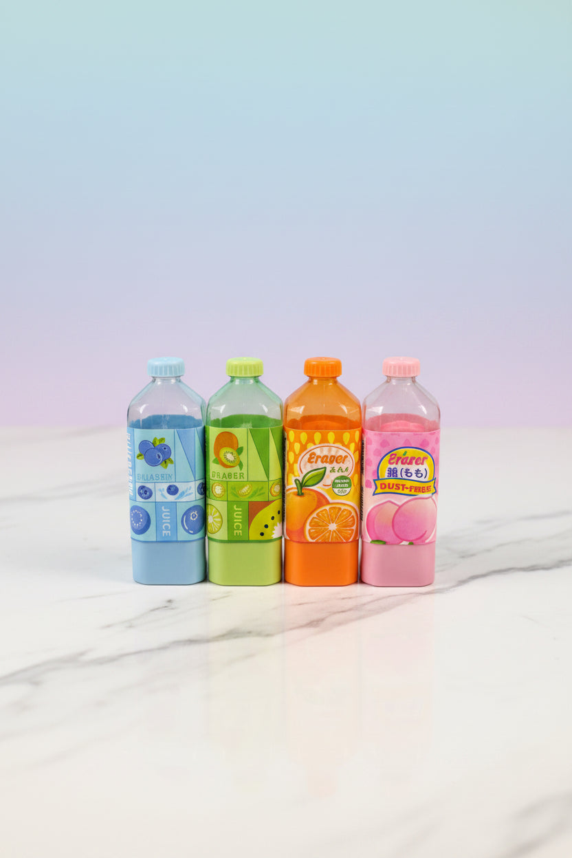 Fruit Juice Bottle Eraser
