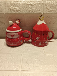 Christmas Mug With Lid And Spoon
