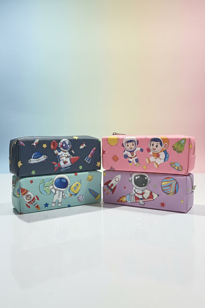 Astronaut Space Stationery Pouch | Aesthetic Pencil Case & Organizer