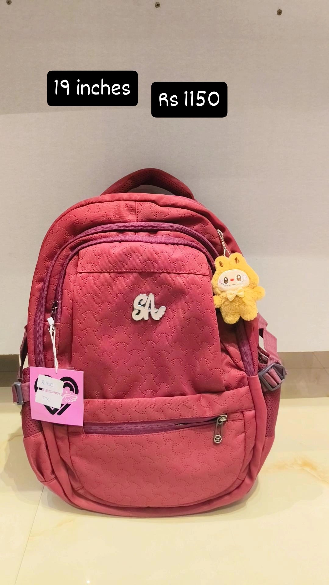 School Bag- 19 inches