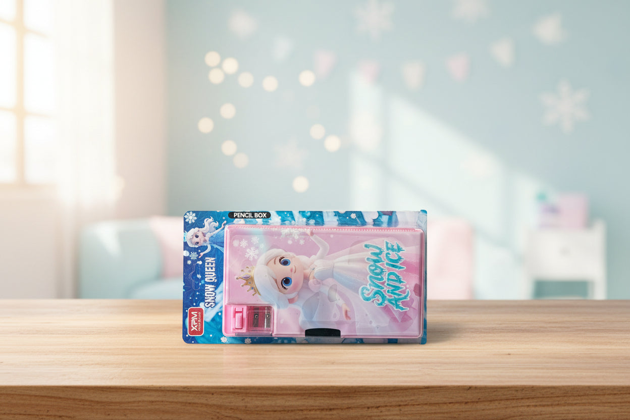 Large Geometry Box With Sharpener - Girls