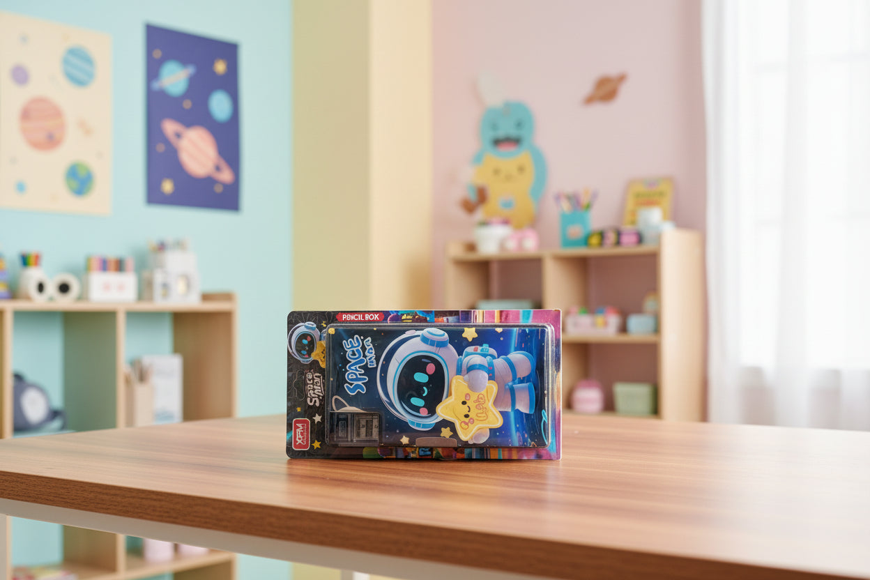 Large Geometry Box With Sharpener - Boys