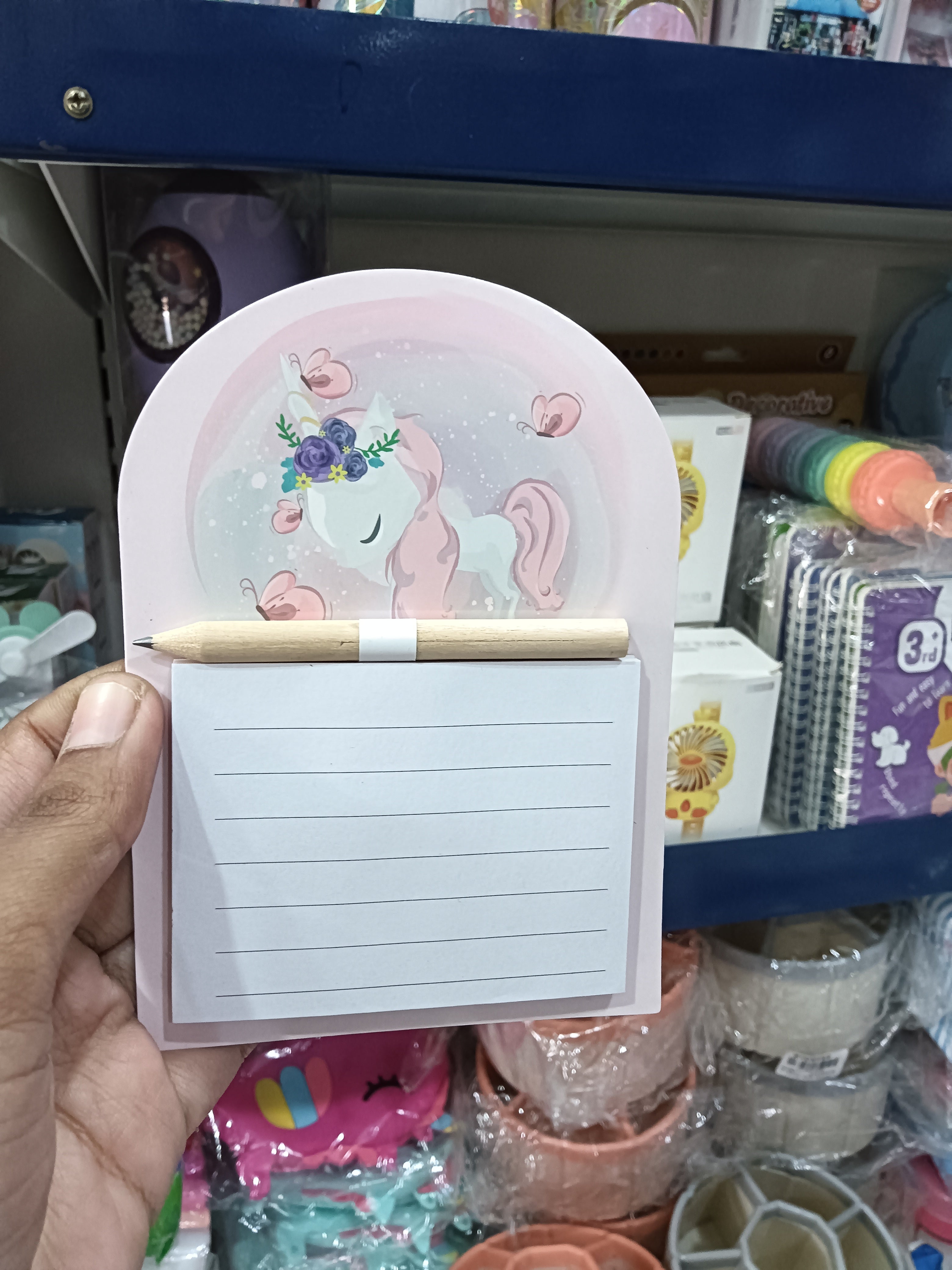 Magnetic notepad planner