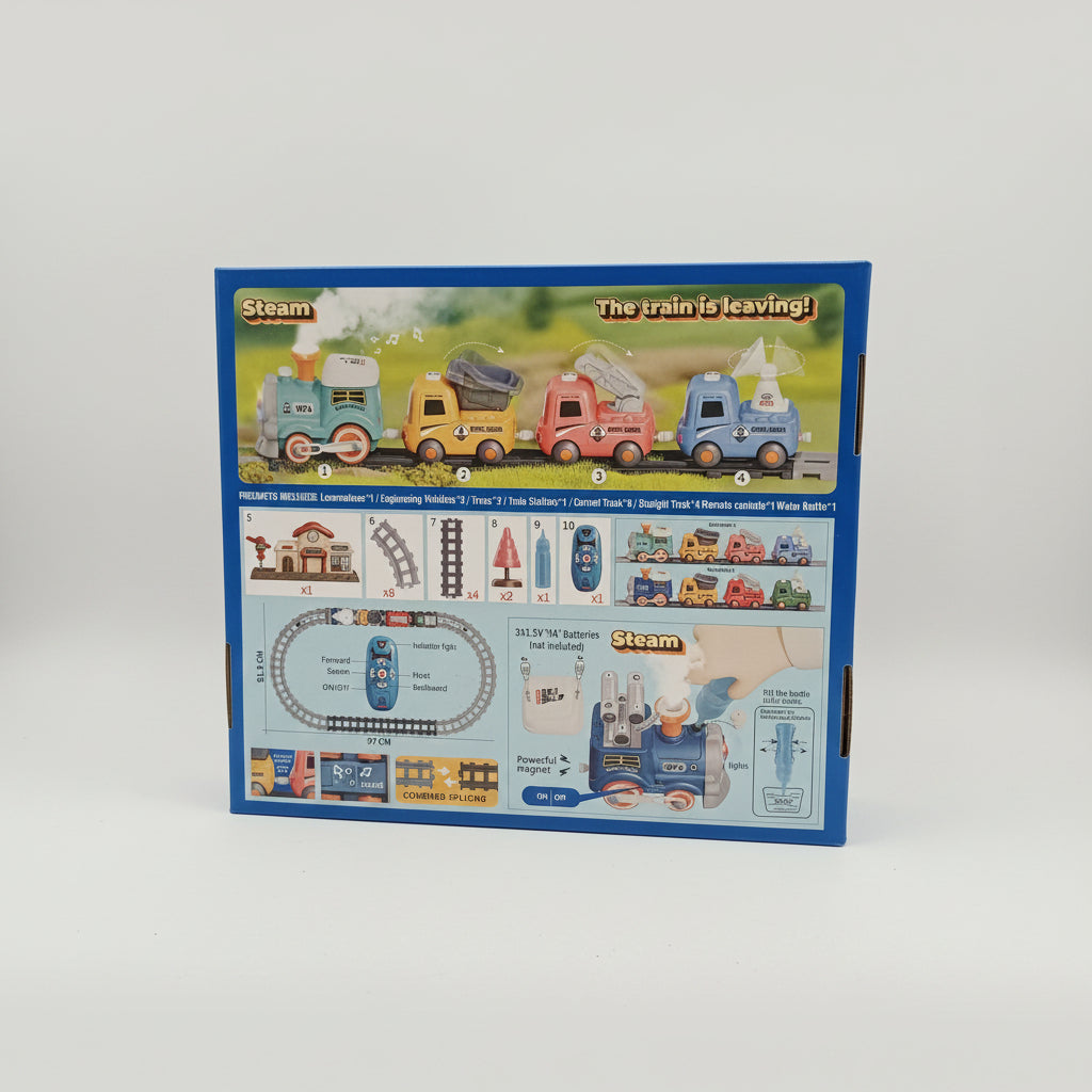 Classic Steam Train Toy| Comes with Remote