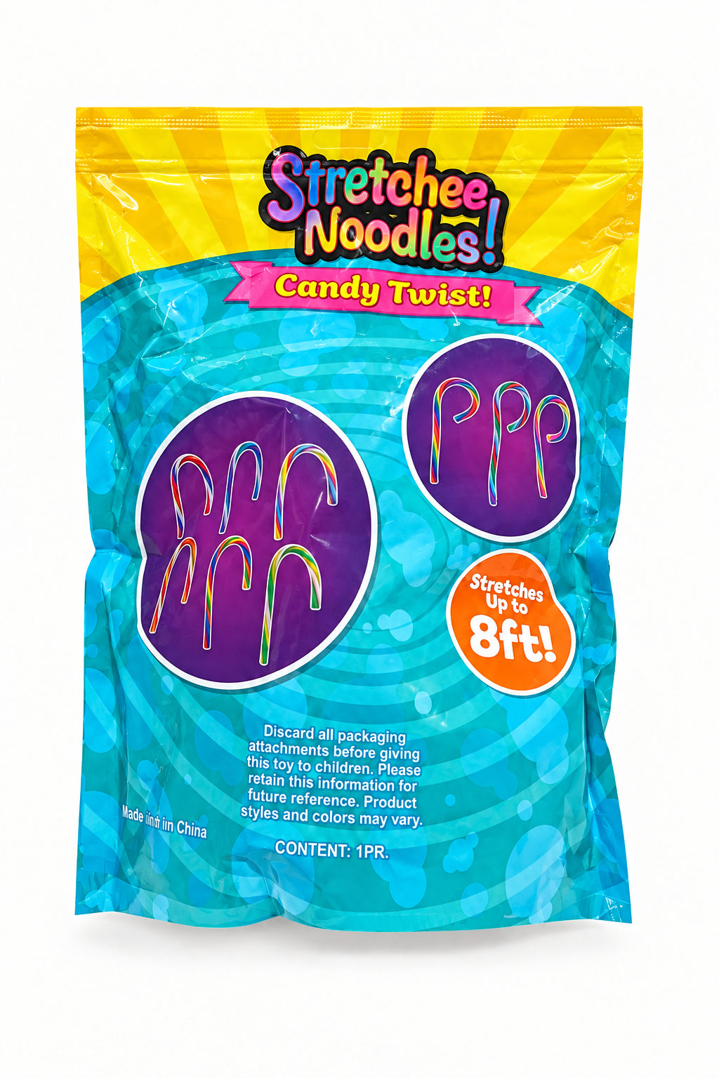 Colorful Stretchy Noodles Squishy Toy | Sensory Stress Relief Fidget