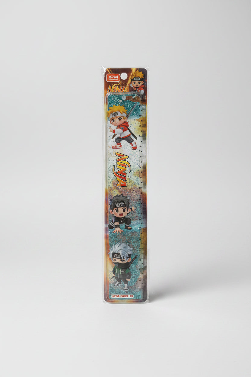 Naruto Glitter Water Ruler | Aesthetic Floating Sparkle Liquid Ruler