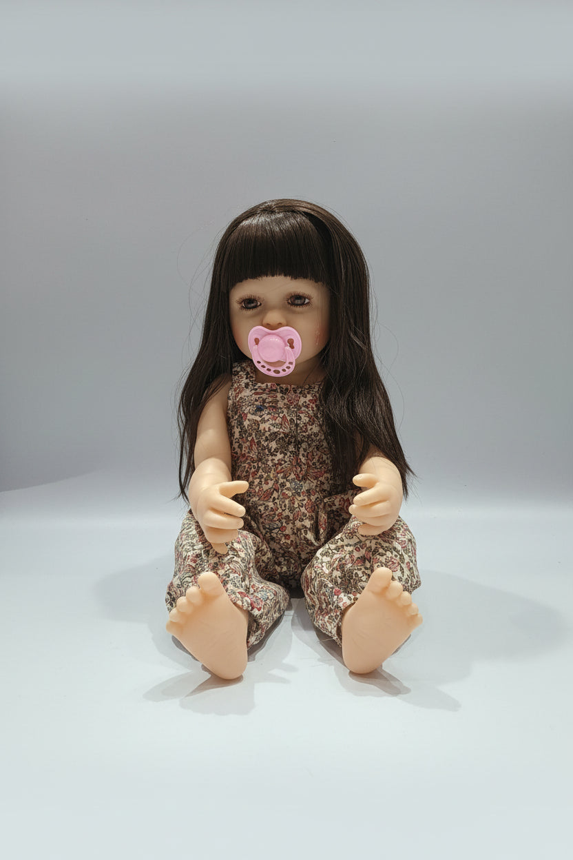 Realistic Silicone Baby Doll (45cm) with Musical Sound | Interactive Musical Toy