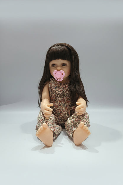 Realistic Silicone Baby Doll (45cm) with Musical Sound | Interactive Musical Toy