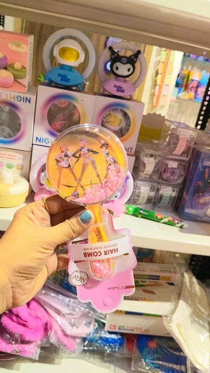 K-pop theme Hairbrush