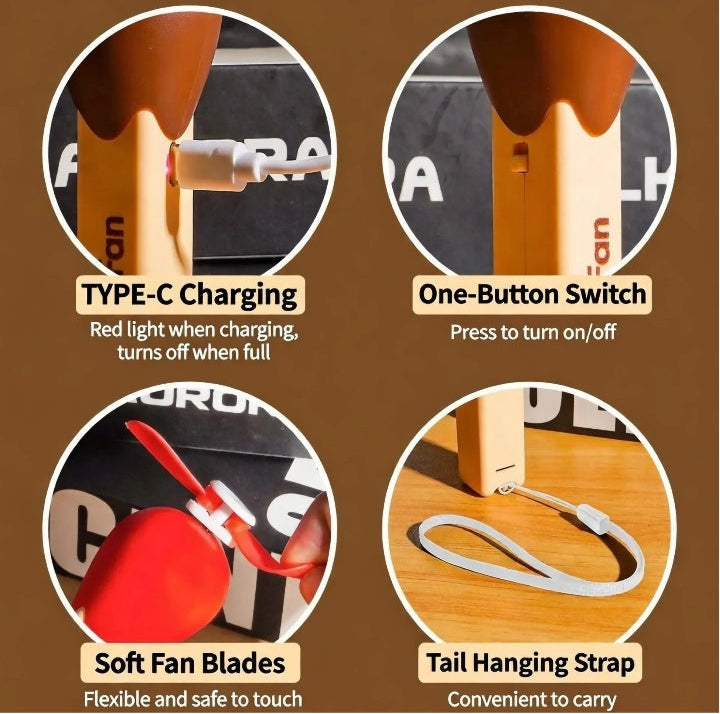 Matchstick Rechargeable Fan