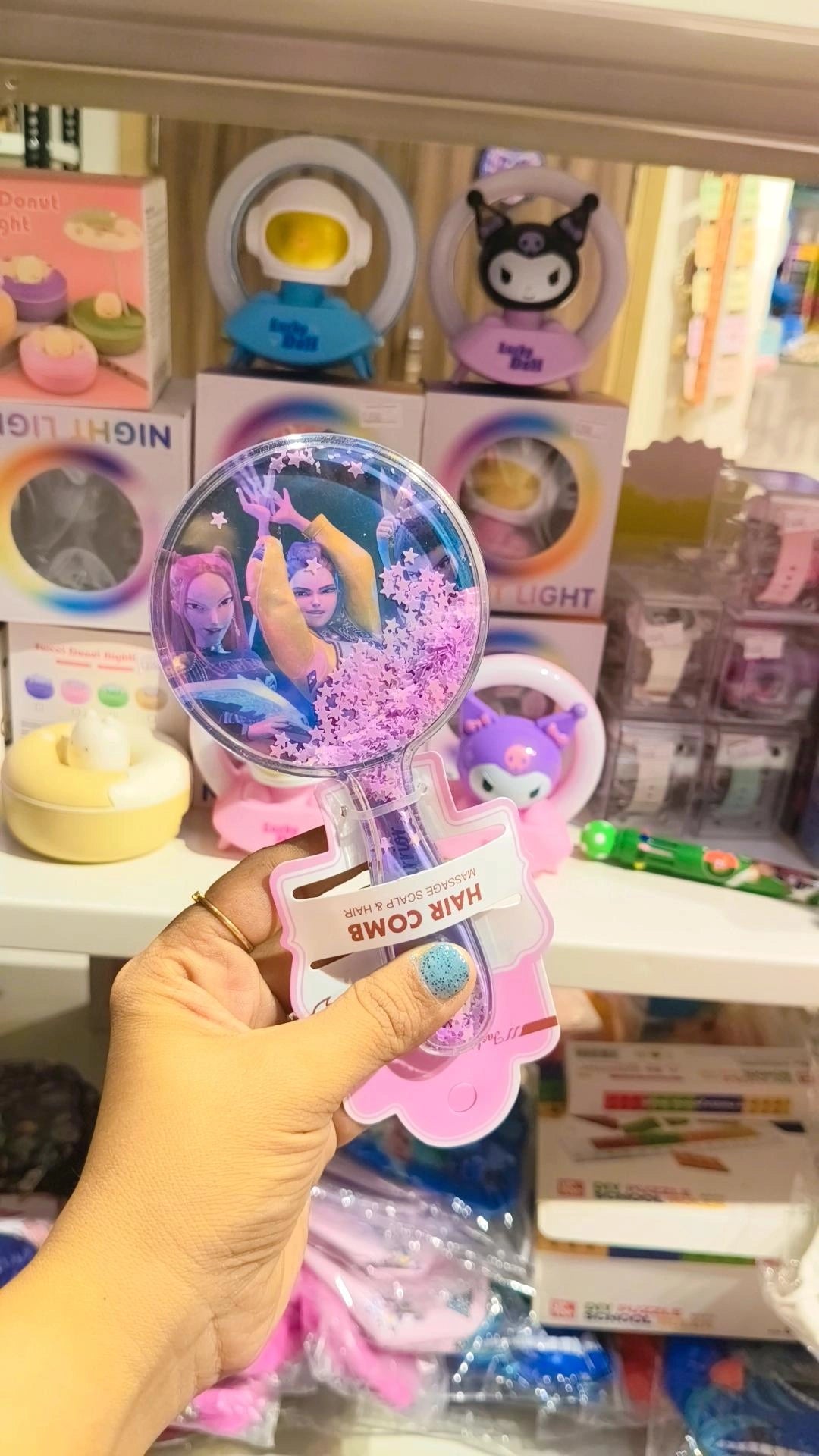 K-pop theme Hairbrush