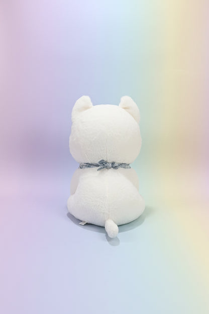 Cute Plush White Dog Toy