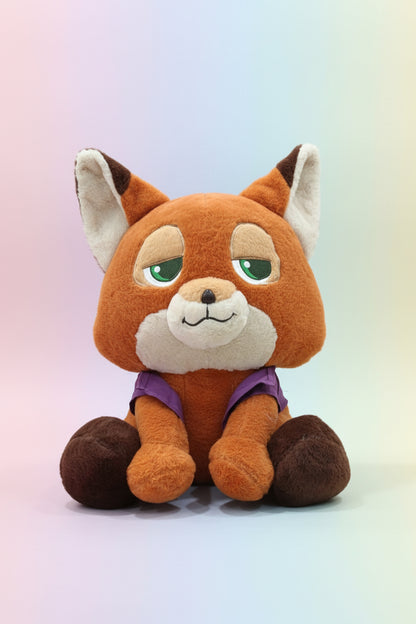Cute Plush Fox Toy with Jacket