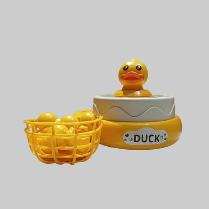 Cute Duck Rotating Bounce and catching Game | Interactive Tabletop Skill &amp; Action Toy