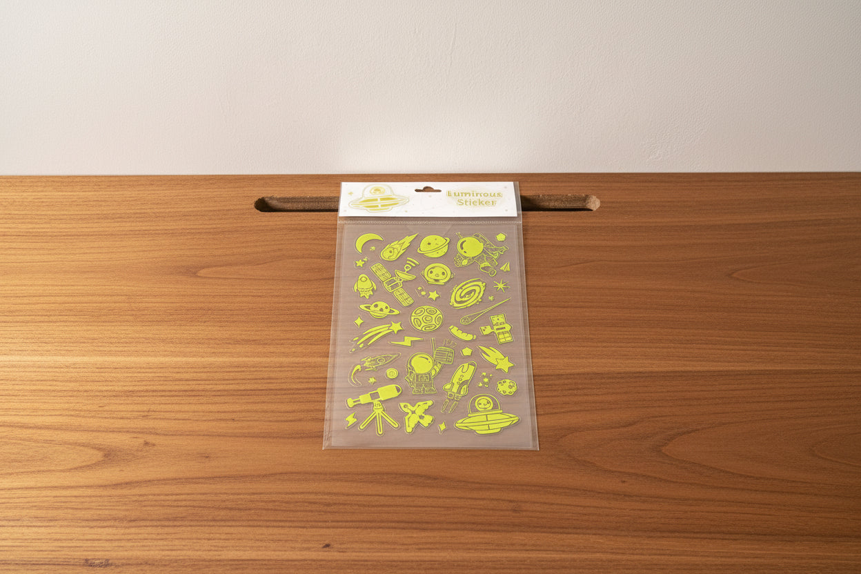 Glowing stickers