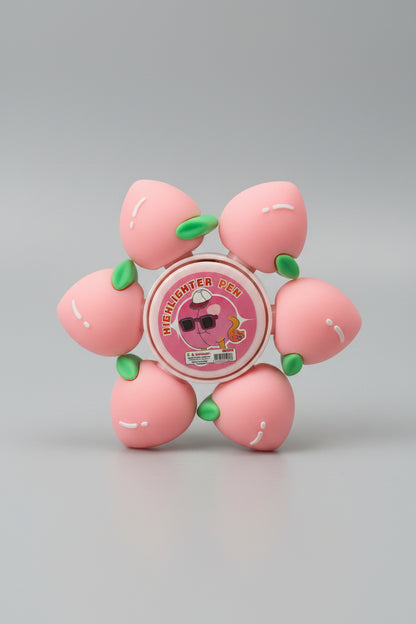 Cute Fidget Spinner Highlighter Pen Set | 2-in-1 Multicolor Flower Highlighters