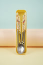 Cute ShinChan Cutlery Set with Chopsticks | Kids Portable Flatware