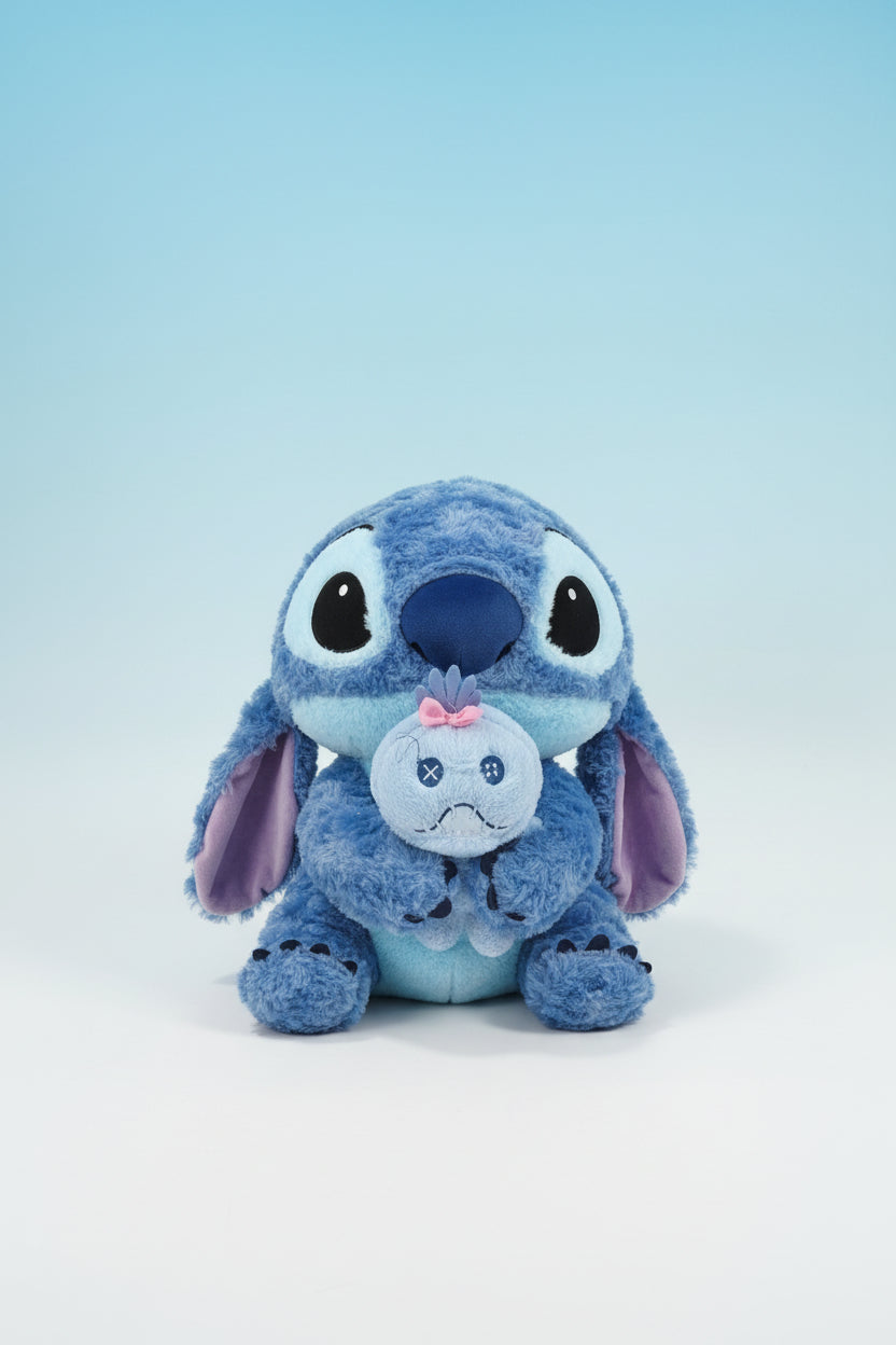 Cute Blue Stitch Plush Toy
