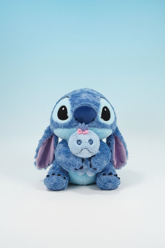 Cute Blue Stitch Plush Toy