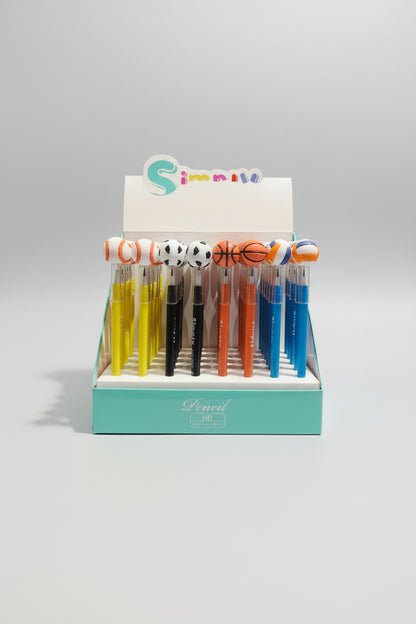 Sports Theme Football Character Pencils | Sports & Ball Theme Writing Pencils