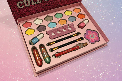 K-Pop Theme Openable Real Makeup Kit | Cosmetic Beauty Set for Kids & Fans