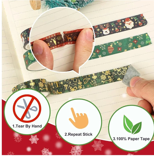 Christmas Washi Tape Box