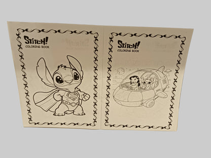 Stitch & Superhero Coloring Book Set | Kids Activity Books