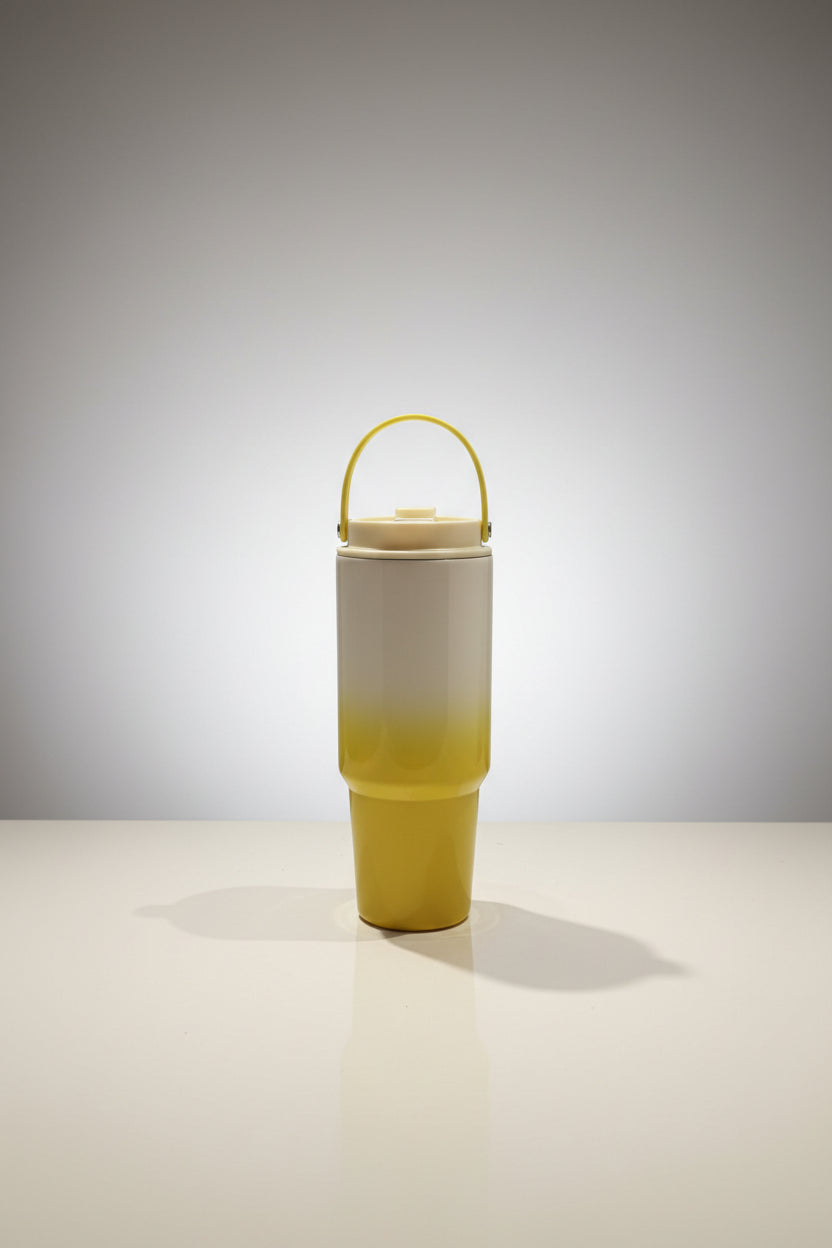Tumbler | 900ml Stainless Steel Tumbler with Handle | Leak-Resistant Travel Mug
