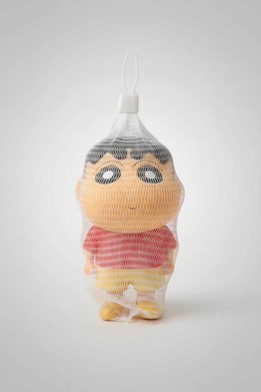 Shinchan Squishy Mesh Ball | Stress Relief Squeeze Toy