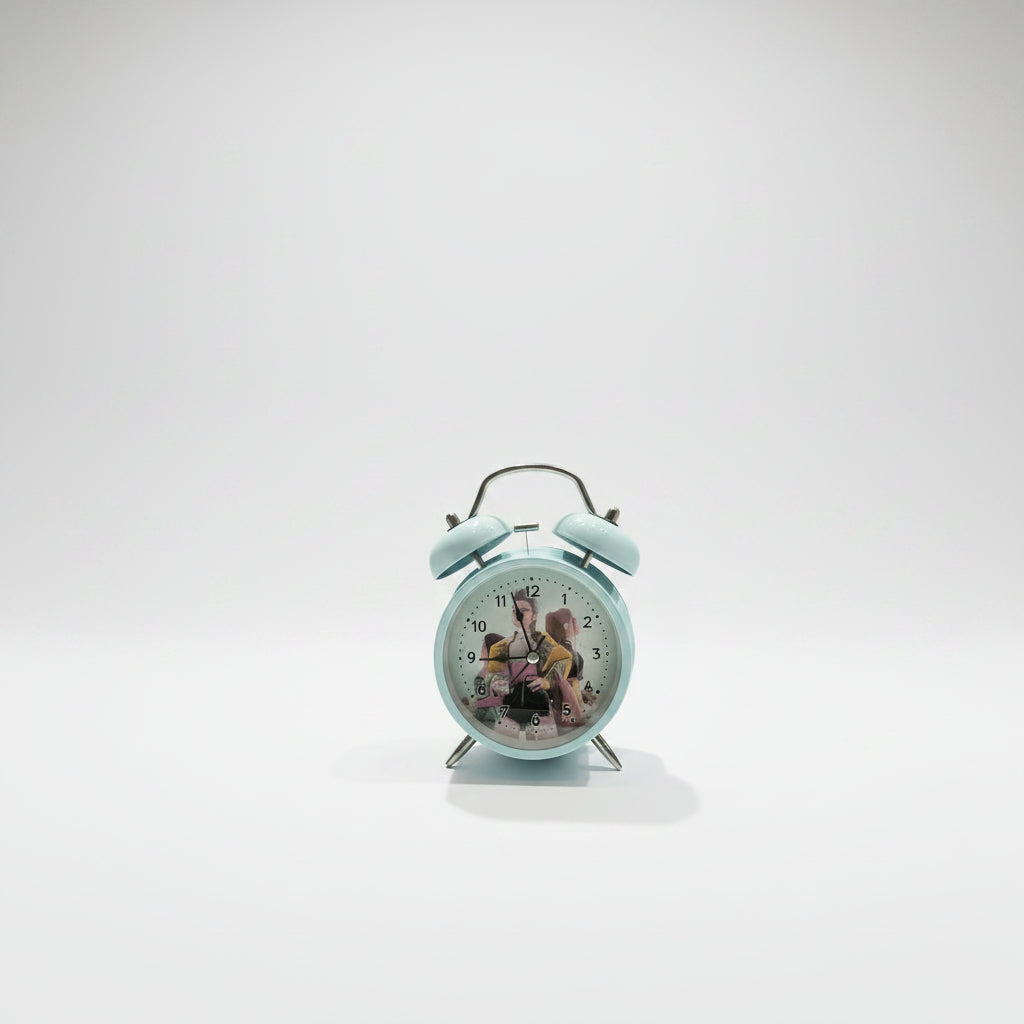 K-Pop & Character Twin Bell Alarm Clock | Aesthetic Desk & Table Clock for Fans