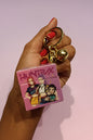 K-POP Theme 3D Puzzle Cube Keychain | Rotating Keyring