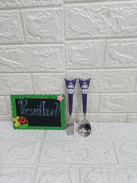 Kuromi Cutlery Set