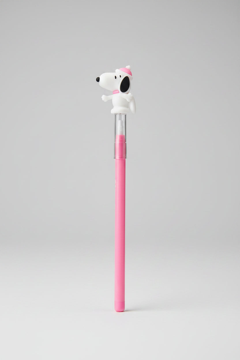 Cute Snoopy Character Topper Writing Pencils | Pastel Lead Pencils with Cute Dog Figurines
