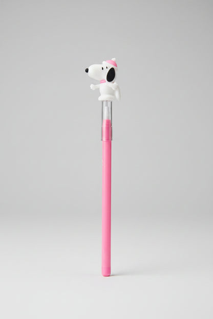 Cute Snoopy Character Topper Writing Pencils | Pastel Lead Pencils with Cute Dog Figurines