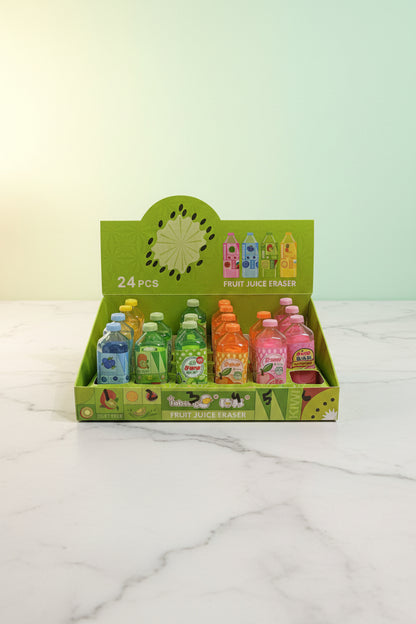 Fruit Juice Bottle Eraser