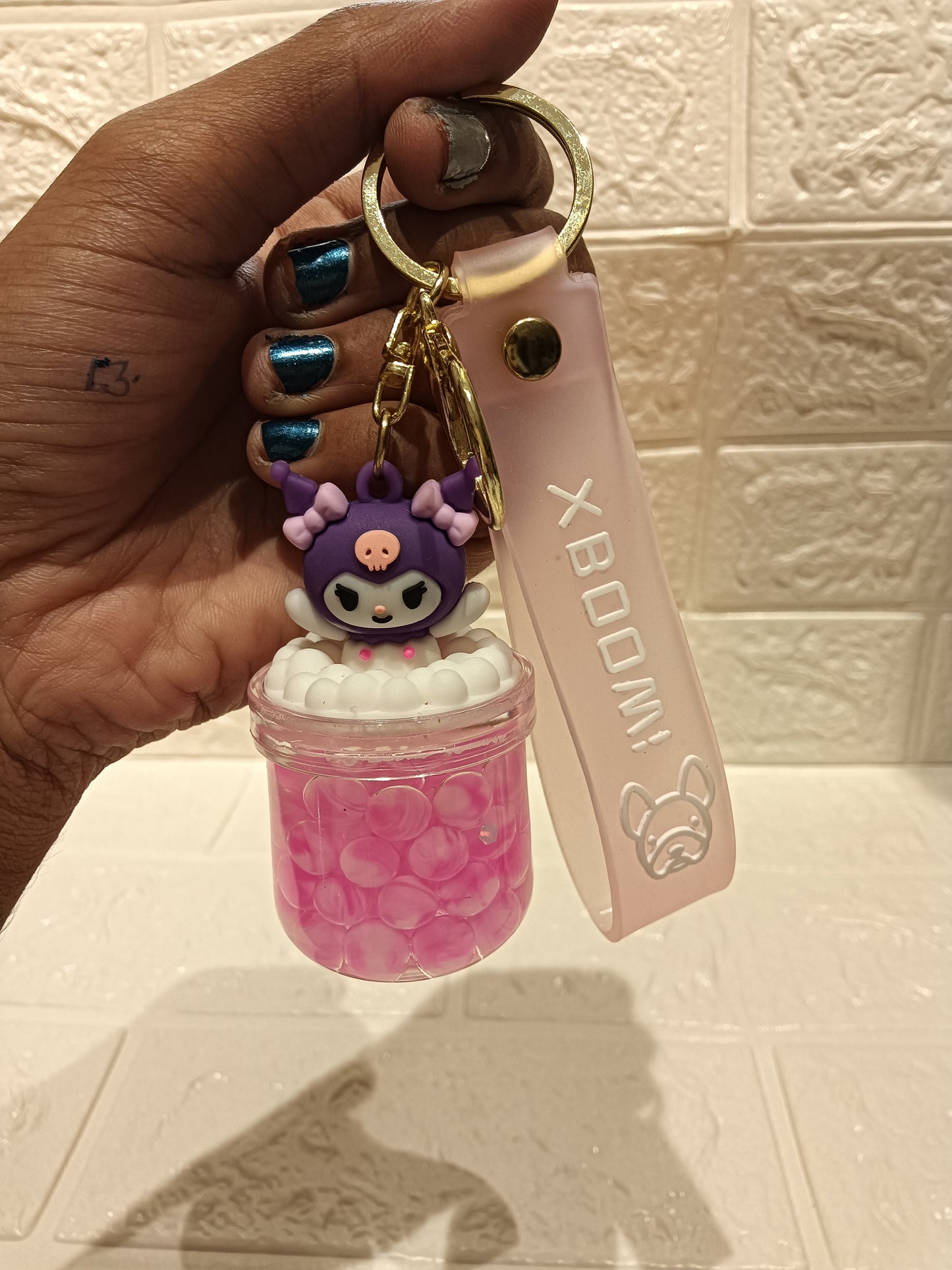 Kuromi Bubble keychain