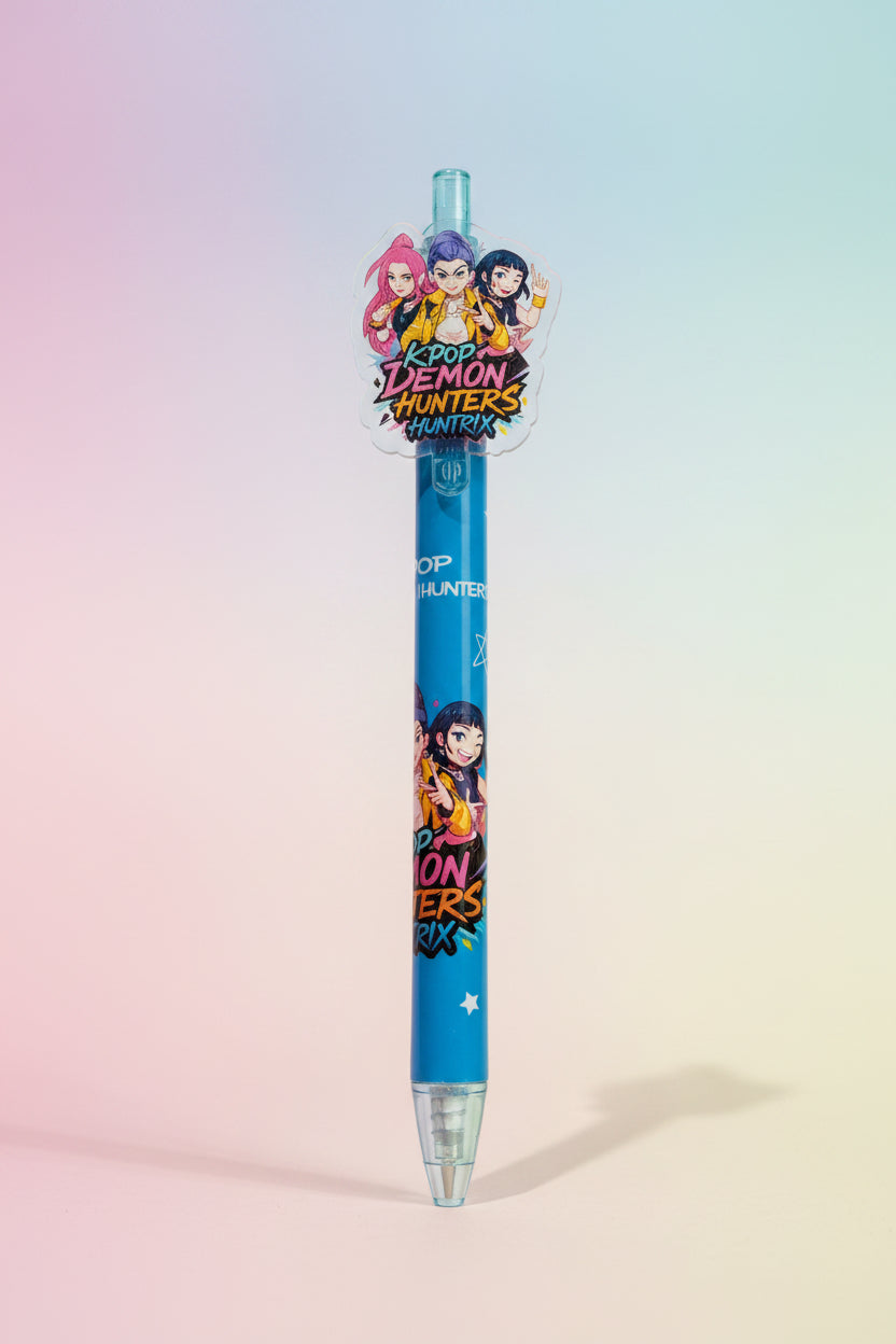 K-Pop Demon Hunters Gel Pen | Aesthetic Idol Character Writing Pen