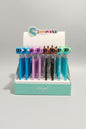 Cute Robot Character Topper Writing Pencils | Pastel Lead Pencils with Cute Robot Figurines