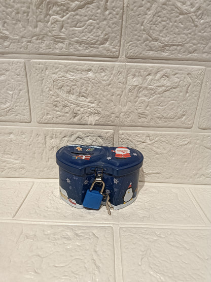 Christmas Heart Shape Money Bank