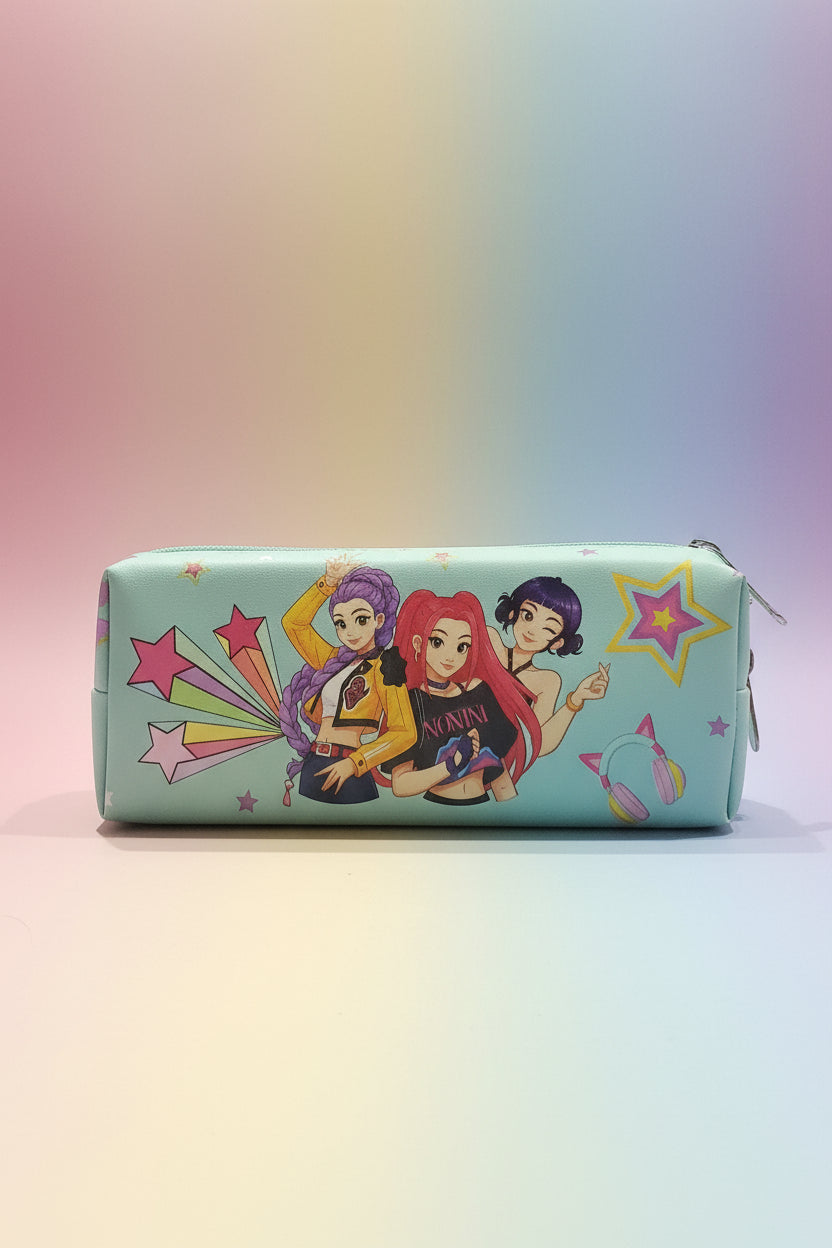 K-Pop Stationery Pouch | Aesthetic Pencil Case & Organizer